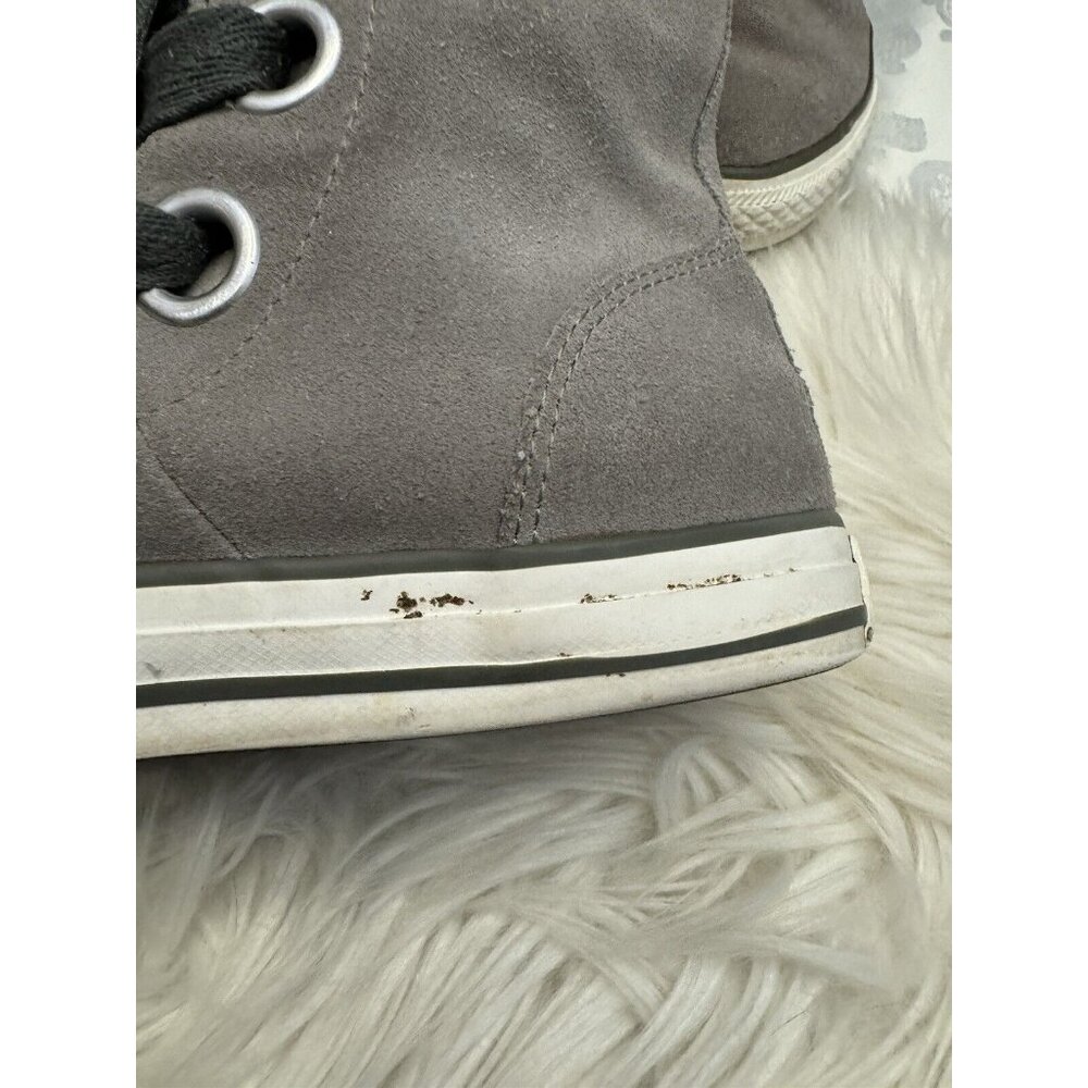 Converse‎ Chuck Taylor All Star Beverly Boot Gray Women’s Size 6 Leather - Picture 6 of 16